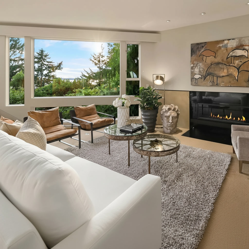 Sound-View Fireside Living Room