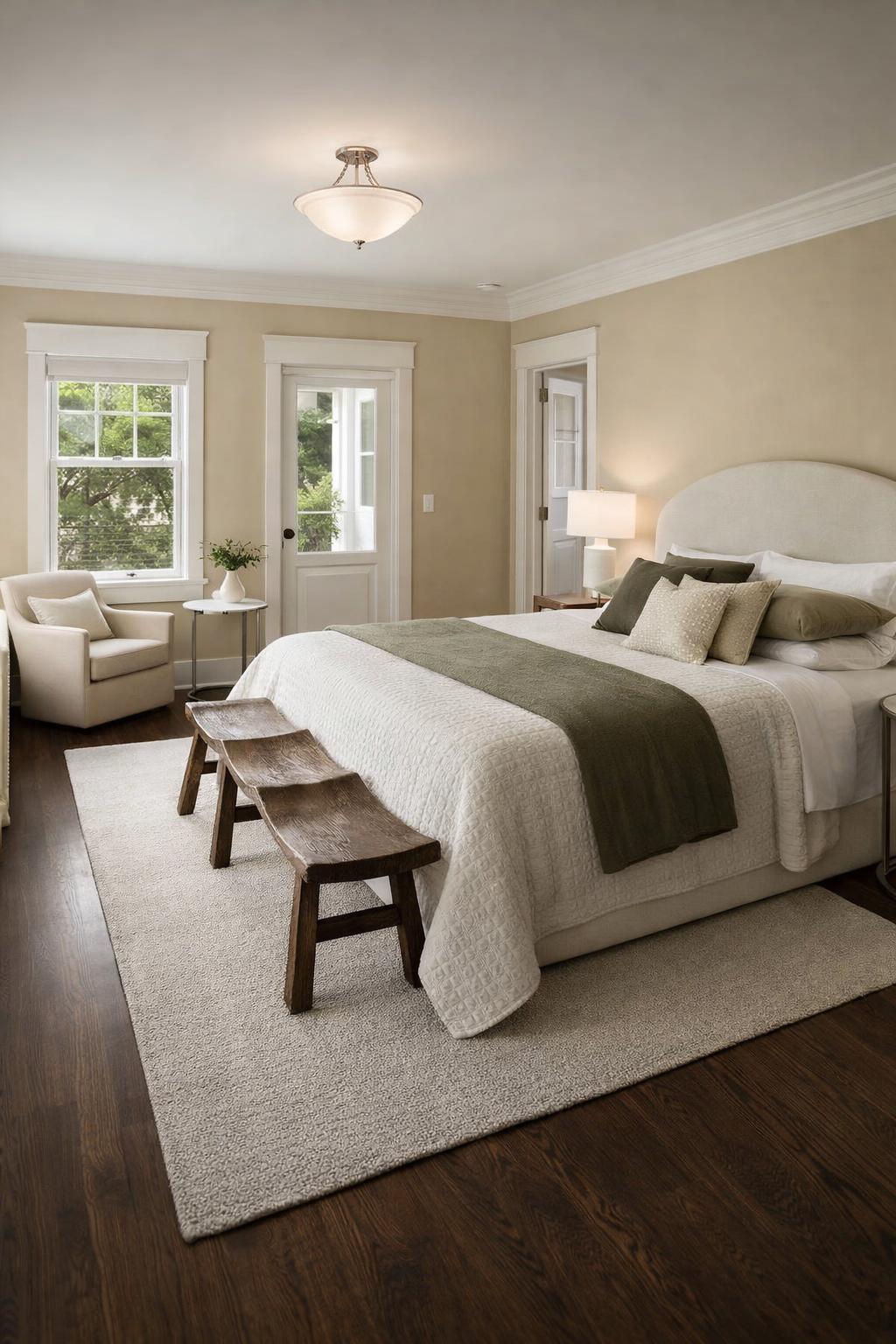 Warm Minimal Bedroom